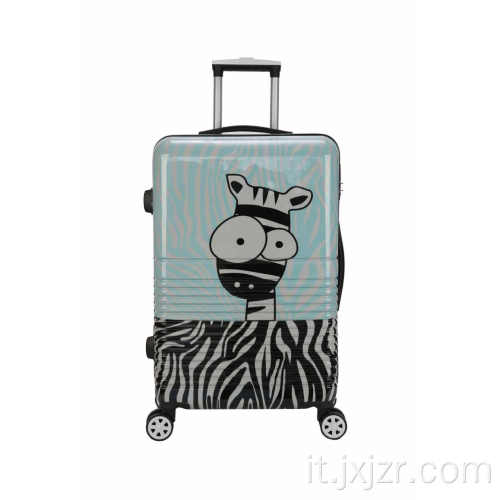 Figura del fumetto bagaglio trolley